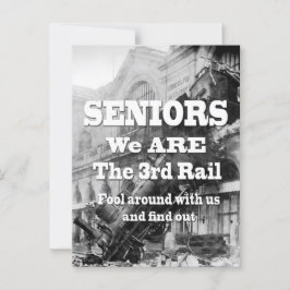 Postal Ancianos Somos El Tercer Tren