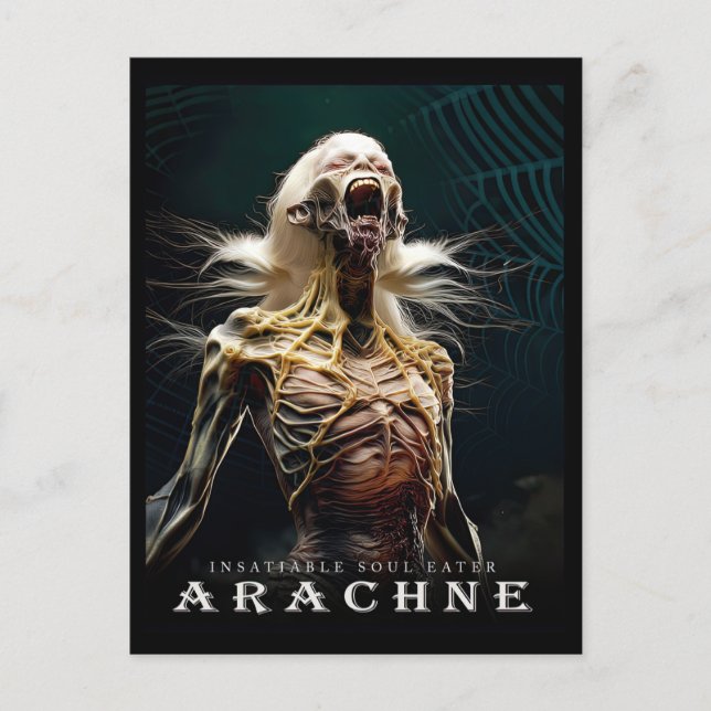 Postal Ancient Beast & Creatures: ARACHNE Postcard (Anverso)