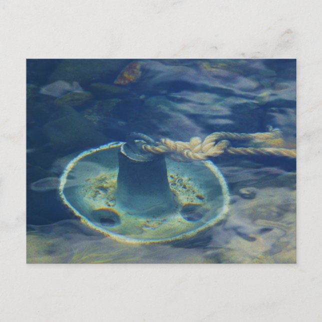 Postal Ancla de campanas en la parte inferior del río (Anverso)