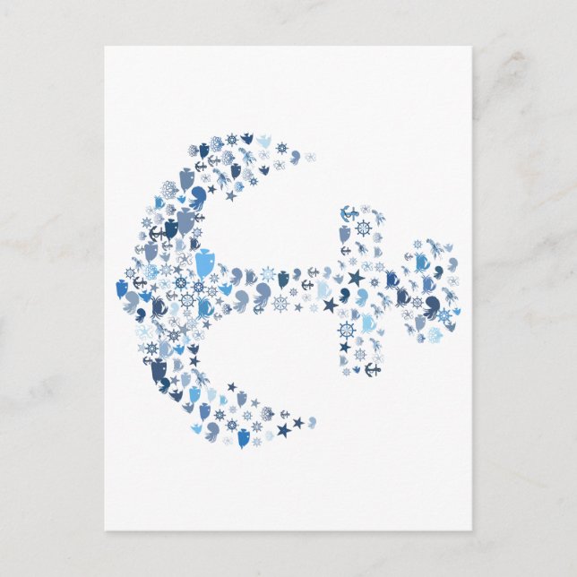 Postal ancla náutica (Anverso)