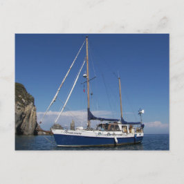 Postal Anclado En El Sur De Italia