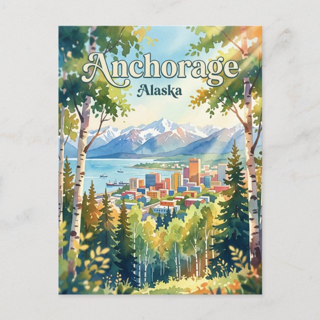 Postal Anclaje Alaska (Anverso)