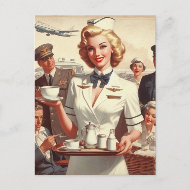 Postal Anclaje del administrador de vintage (Anverso)