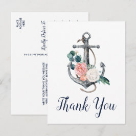 Postal Anclaje floral | Summer Gracias