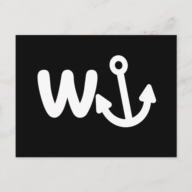 Postal anclaje wanker w (Anverso)