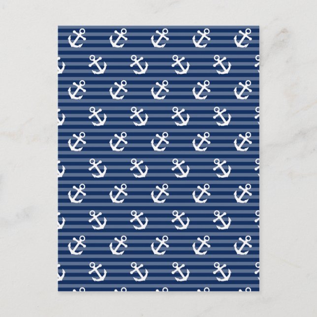 Postal Anclas inclinadas (Anverso)