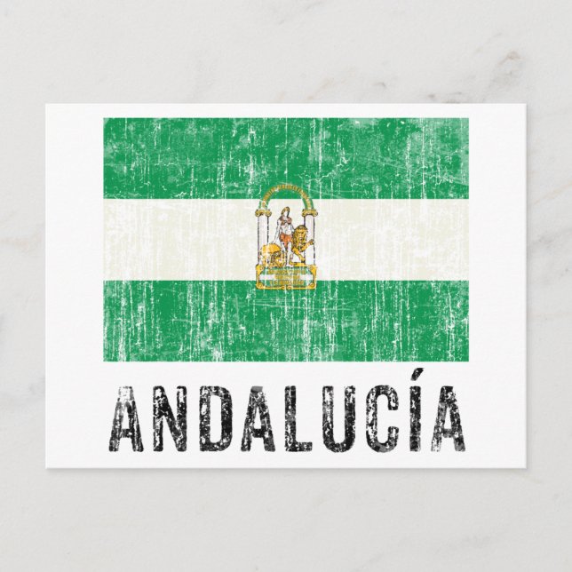 Postal Andalucía vintage (Anverso)