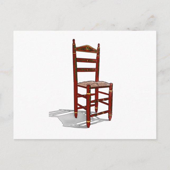 POSTAL ANDALUSIAN CHAIR  (Anverso)