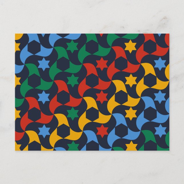 Postal Andalusian Tiles 12 (Alhambra Palace, Granada) (Anverso)