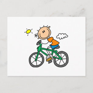 Postal Andar en Bicicleta - Masculino