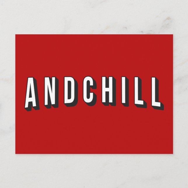 POSTAL ANDCHILL (Anverso)