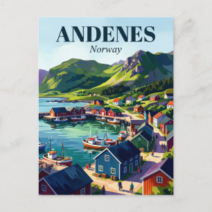 Postal Andenes Noruega