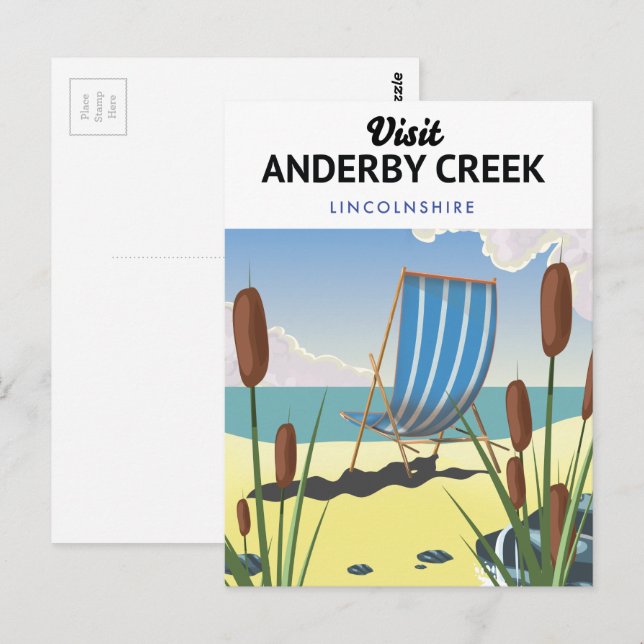 Postal Anderby Creek Lincolnshire (Anverso / Reverso)