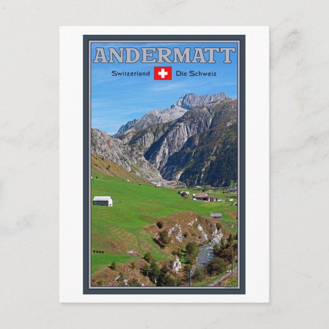 Postal Andermatt (Anverso)