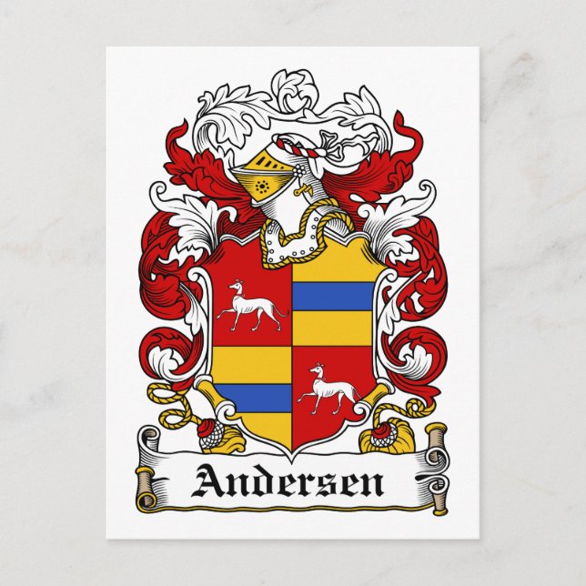 Postal Andersen Family Crest (Anverso)