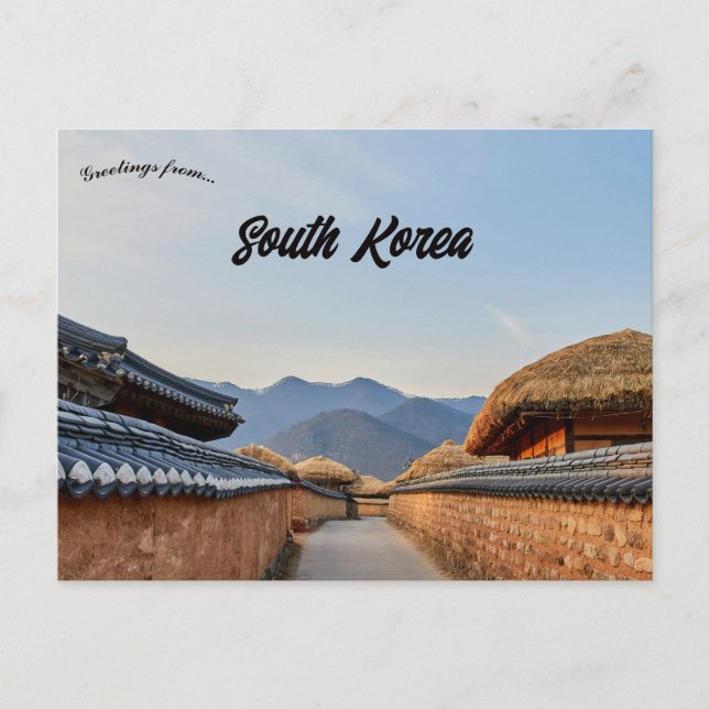 Postal Andong Corea del Sur (Anverso)