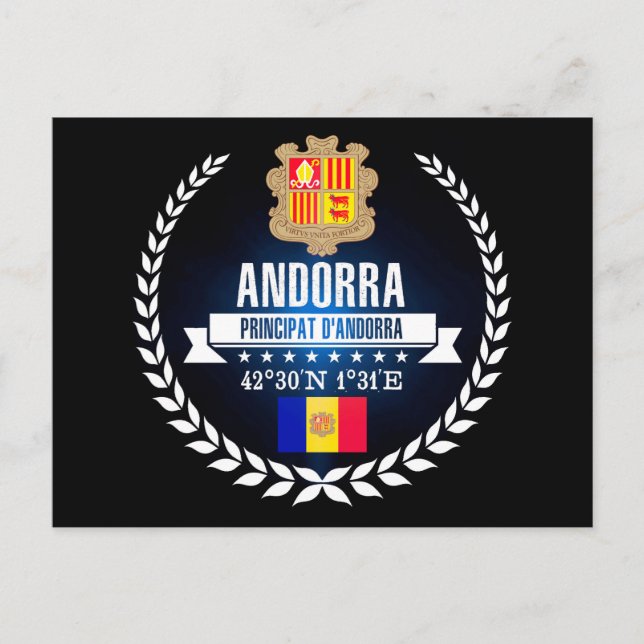 Postal Andorra (Anverso)