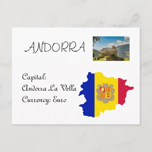 Postal Andorra (Anverso)