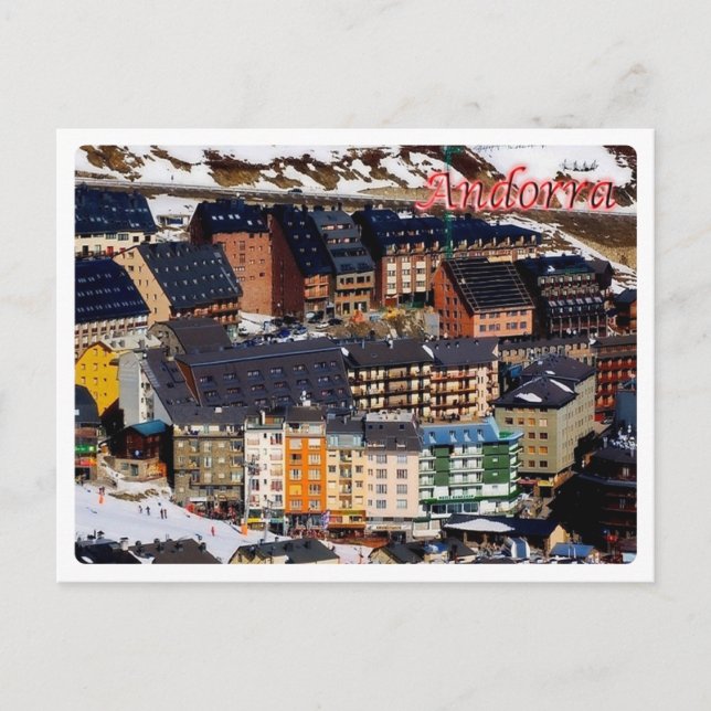 Postal Andorra - (Anverso)