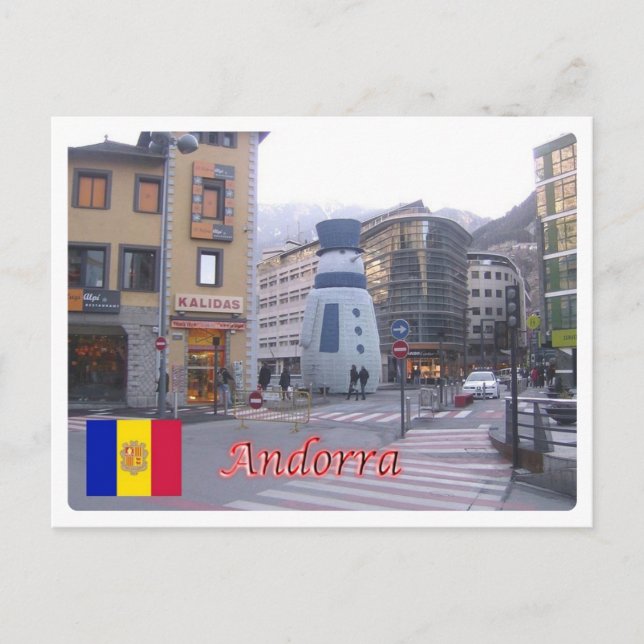 Postal Andorra - (Anverso)