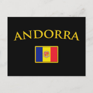 Postal Andorra dorada