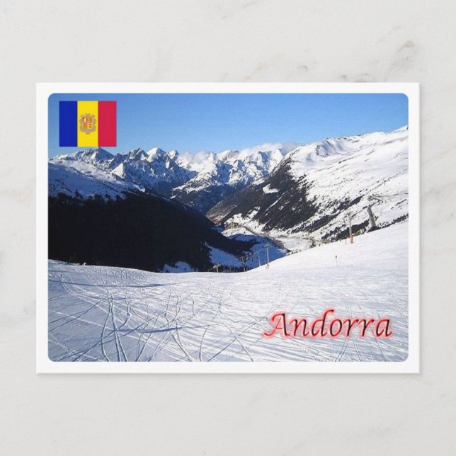 Postal Andorra - Grau Roig - (Anverso)