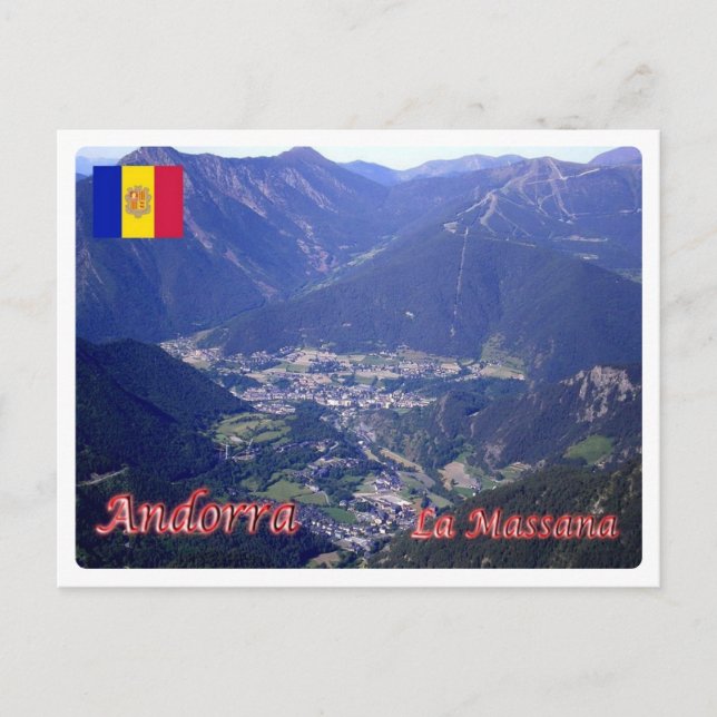 Postal Andorra - La Massana - (Anverso)