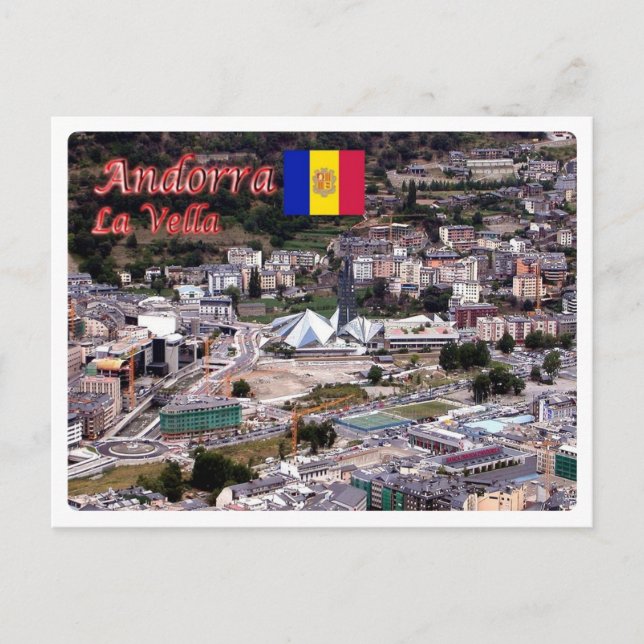 Postal Andorra - La Vella - (Anverso)