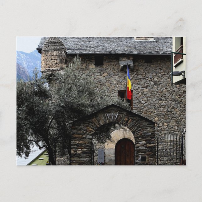 Postal Andorra La Vella (Anverso)