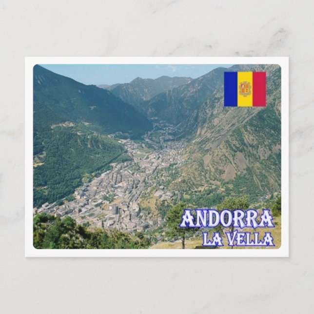 Postal Andorra - La Vella - (Anverso)