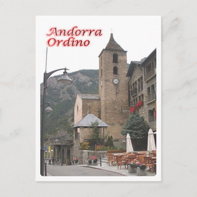 Postal Andorra - Ordino - (Anverso)