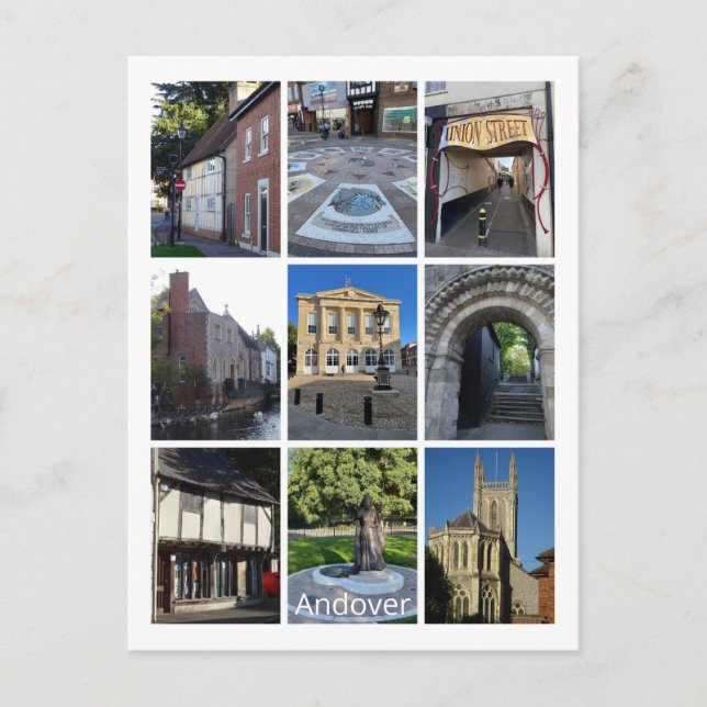 Postal Andover (Anverso)