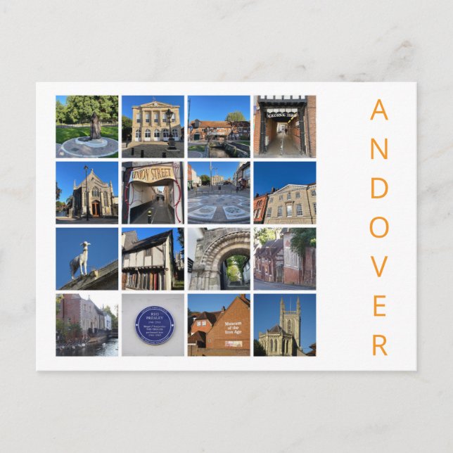 Postal Andover (Anverso)