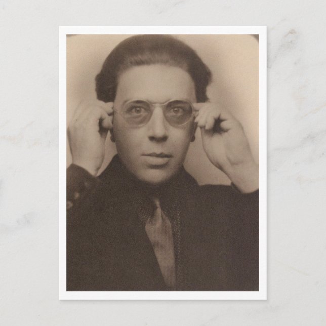 Postal André Breton, escritor (Anverso)