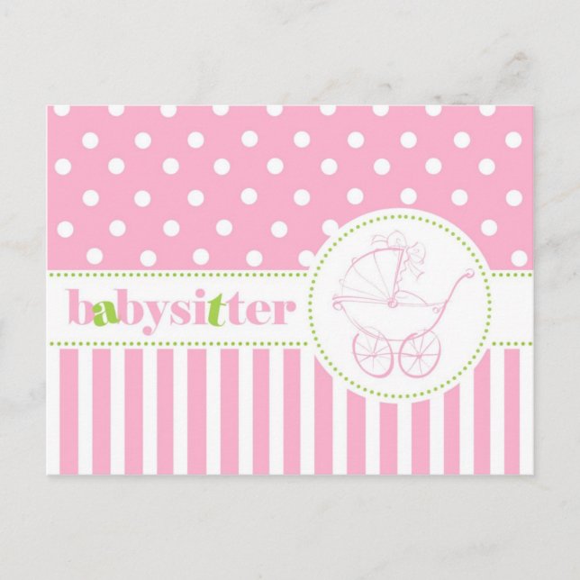 Postal Andrea Babysitter (Anverso)