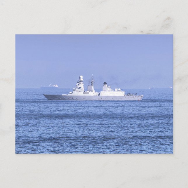 Postal Andrea Doria Italian Destroyer (Anverso)