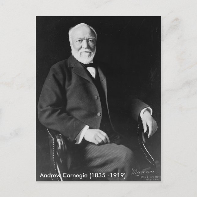 Postal Andrew Carnegie Postcard (Anverso)
