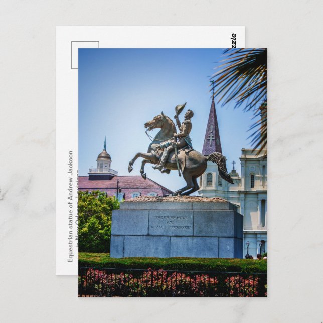 Postal Andrew Jackson Postcard (Anverso / Reverso)