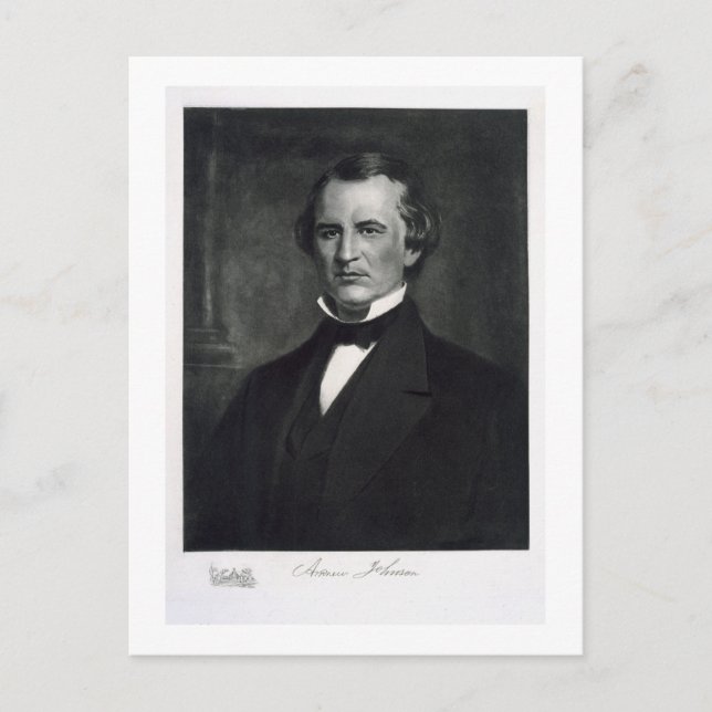 Postal Andrew Johnson (1808-75), 17º Presidente de la Onu (Anverso)