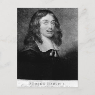 Postal Andrew Marvell , grabado por John Raphael Smith