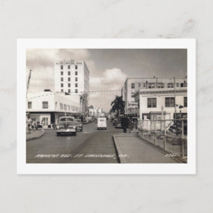Postal Andrews Ave., Fort Lauderdale, Florida Vintage