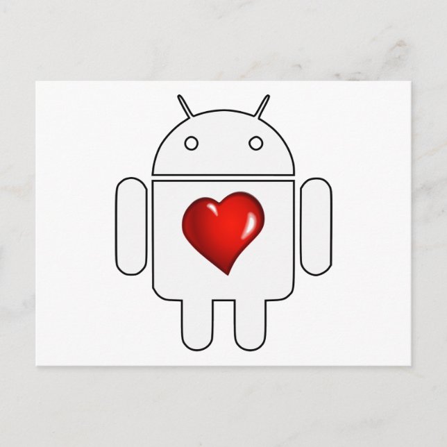 Postal Android Love (Anverso)
