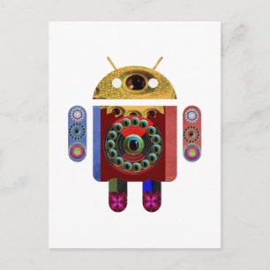 Postal ANDROID Robot