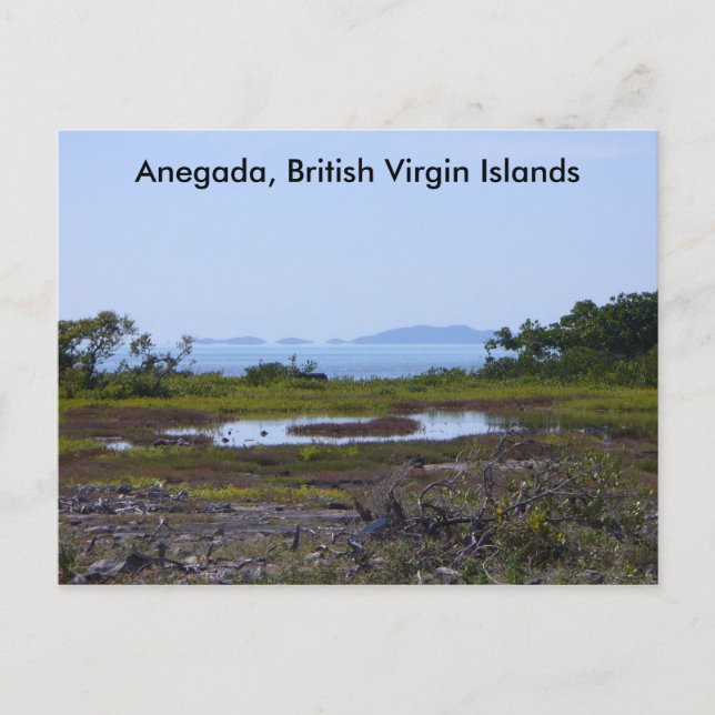 Postal Anegada BVI (Anverso)