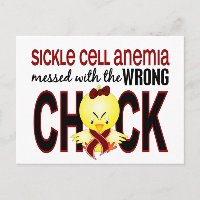 Postal Anemia anemia de células falciformes mezclada con  (Anverso)