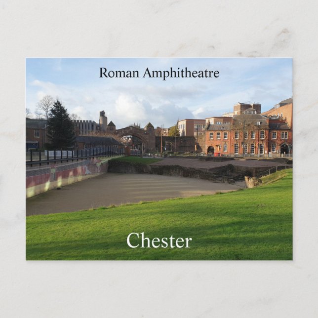 Postal Anfiteatro Chester Roman (Anverso)