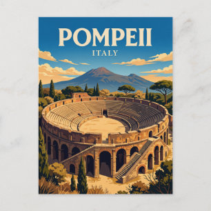 Postal Anfiteatro de Pompeya Italia