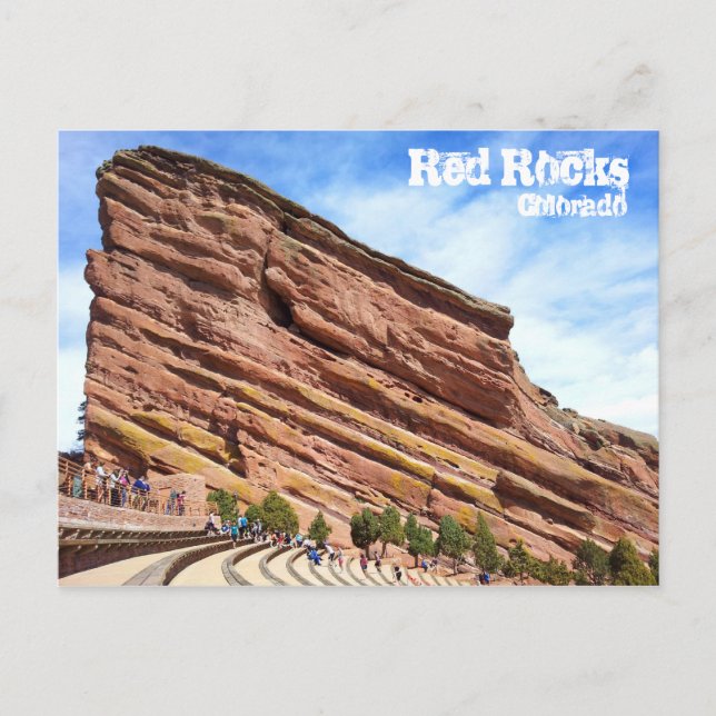 Postal Anfiteatro Red Rock (Anverso)