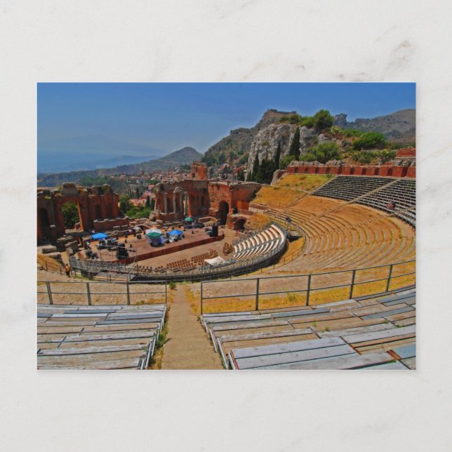 Postal Anfiteatro Taormina 2 (Anverso)