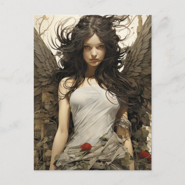 Postal Ángel (Anverso)